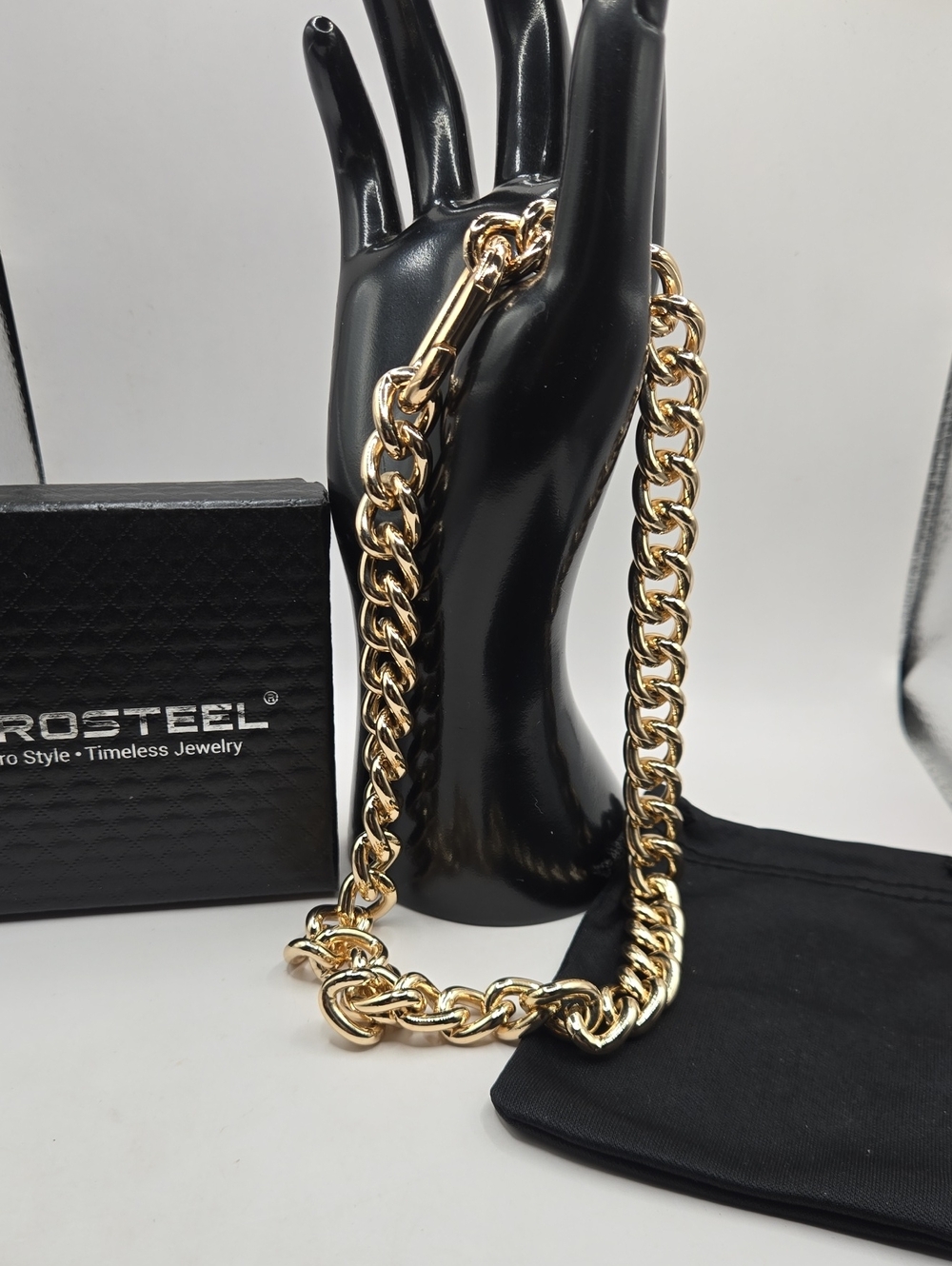 NEW Stainless Chain Link Necklace - Gold